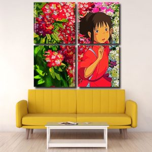 Spirited Away Chihiro panels paintby numbers