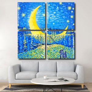 Starry Night panels paint by numbers