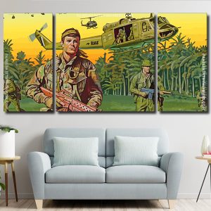 Vietnam War panels paint by numbers