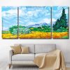 Wheat Field by Van Gogh panels paint by numbers