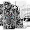 Wild Leopard panels paint by numbers