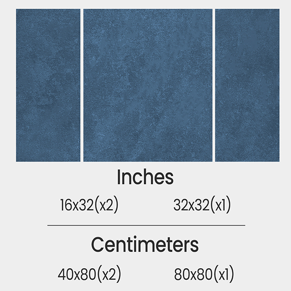 3 panel paint by numbers size