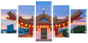 Thean Hou Temple Malaysia Panel paint by numbers