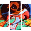 Abstract Quilter Panels paint by numbers