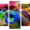 Aesthetic Colorful Fish panels paint by numbers