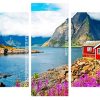 Aesthetic Lofoten Norway paint by numbers