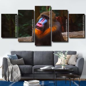 Aesthetic MandrillAesthetic Mandrill panels paint by numbers