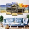 Aesthetic Military Tank War panels paint by numbers