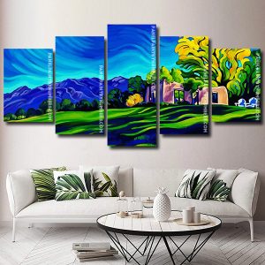 Aesthetic Nature Landscape panels paint by numbers