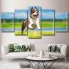 American Staffordshire Terrier Running panels paint by numbers