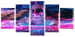 Astronaut Panel paint by numbers