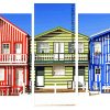 Aveiro Colored Houses Panels paint by numbers