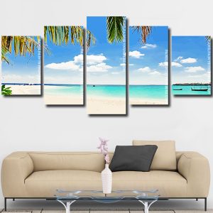 Beautiful beach in Queensland Panel paint by numbers