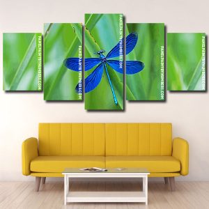 Beautiful Demoiselle Insect panels paint by numbers