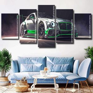 Bentley Sport Car Panels paint by numbers