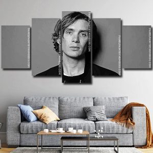 Black And White Cillian Murphy Panels paint by numbers