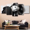 Black and White Kylie Jenner panels paint by numbers