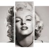 Black And White Marilyn Monroe panels paint by numbers