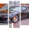 Black Mazda mx5 Car Panels paint by numbers