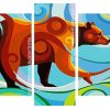 Brown Bear panels paint by numbers