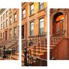 Brownstone Building Panels paint by numbers