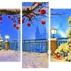 Christmas Night Panels Paint by numbers