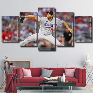 Clayton Kershaw panels paint by numbers