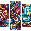 Colorful Mandala panels paint by numbers