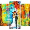 Couple Dancing panels paint by numbers