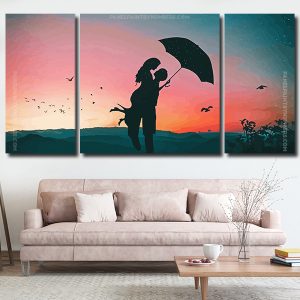 Couple In Love panels paint by numbers