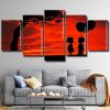 Couple Silhouette Sunset panel paint by numbers