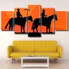 Cowboys Silhouette panels paint by numbers