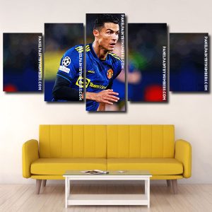 Cristiano Ronaldo panels paint by numbers