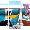 Daffy Duck And Bugs Bunny Panels paint by number