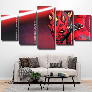 Darth Maul Panel paint by numbers