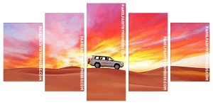 Dune Bashing Panel paint by numbers