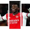 Eddie Nketiah Arsenal Panels paint by numbers