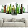 Empty Glass Bottles Panel paint by numbers