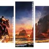 Fantasy Man Horse Riding Panels paint by numbers