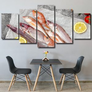 Fish Food panels paint by numbers