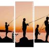 Fishers Silhouette panels paint by numbers