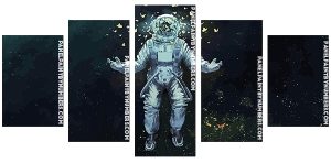 Free Astronaut paint by numbers