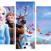 Frozen Animated Movie panels paint by numbers