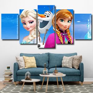 Frozen Disney panels paint by numbers