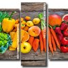 Fruits and vegetables Panels paint by numbers