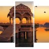 Gadisar Lake Indian At Sunset Panels paint by numbers