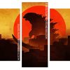 Godzilla Artwork panels paint by nubers