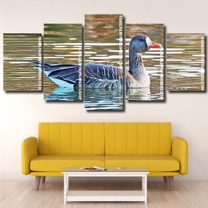 Greater White Fronted Goose panels paint by numbers