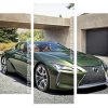 Green Lexus LC panels paint by numberrs