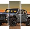 Grey Jeep panels paint by numbers